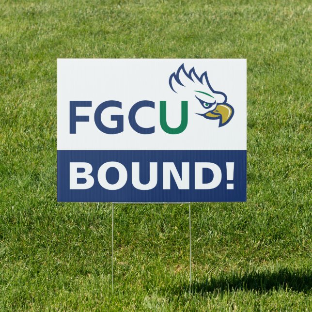 Florida Gulf Coast University Graduation Sign (Insitu)