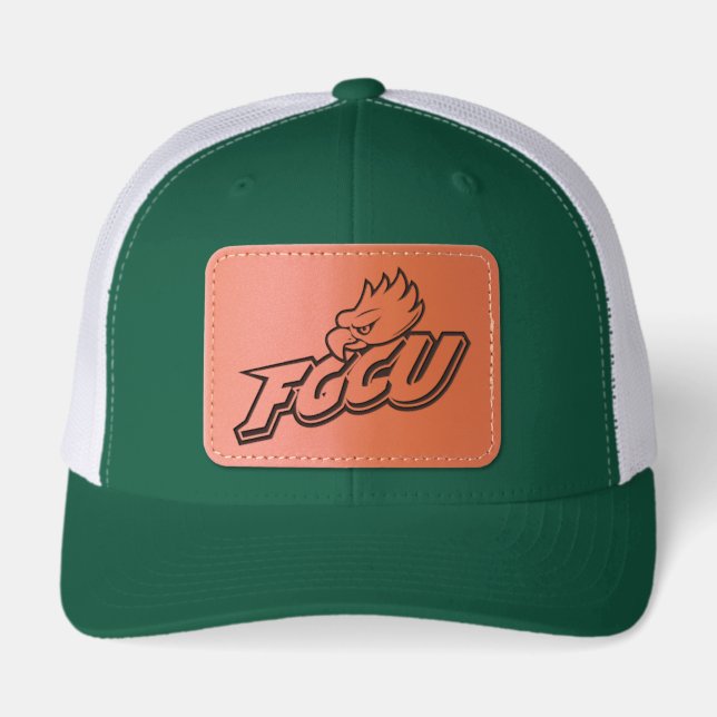Florida Gulf Coast University Leather Patch Hat (Front)
