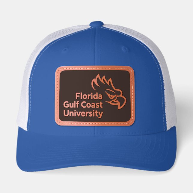 Florida Gulf Coast University Leather Patch Hat (Front)