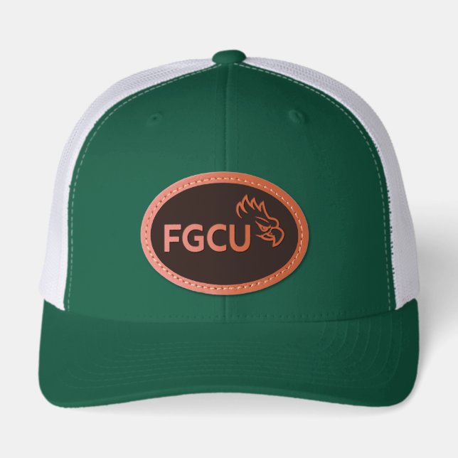 Florida Gulf Coast University Leather Patch Hat (Front)