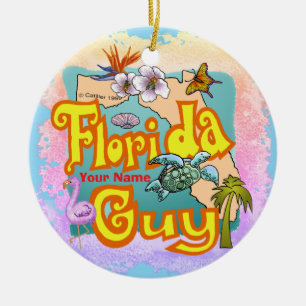 Florida Guy Ceramic Ornament