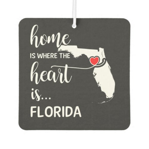 Florida home is where the heart is air freshener