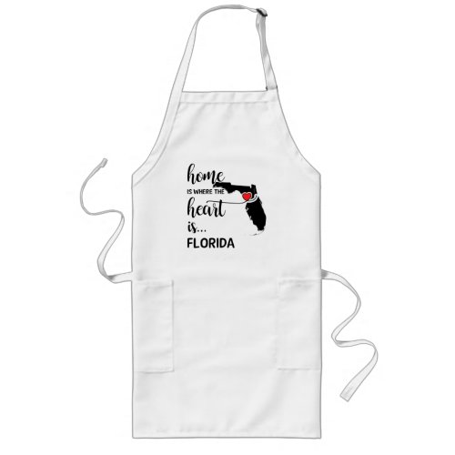 Florida home is where the heart is long apron