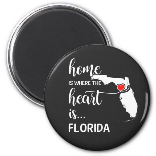 Florida home is where the heart is magnet