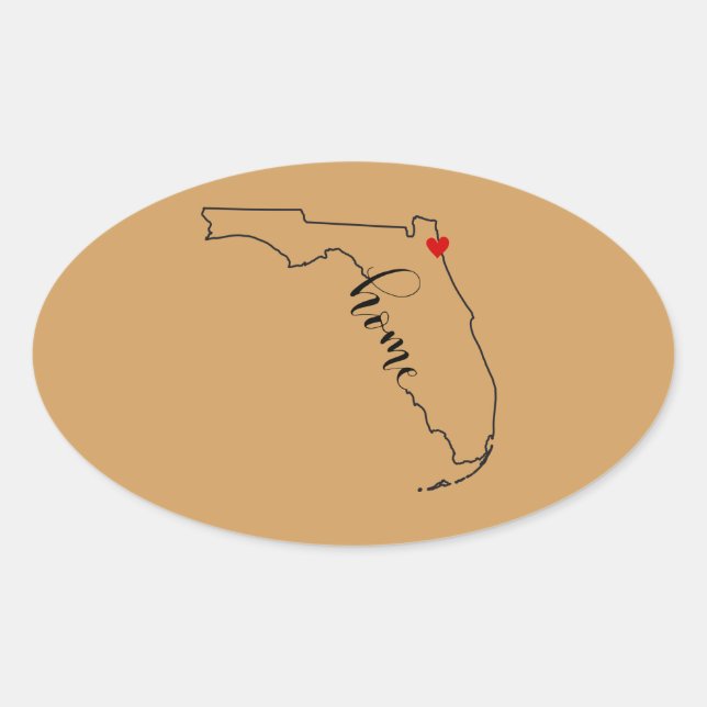 Florida Home Jacksonville Sticker (Front)