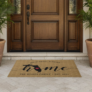 Florida Home State Personalized Doormat