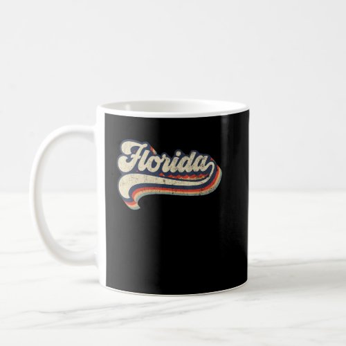 Florida Home State USA 70s Vintage Retro Distresse Coffee Mug
