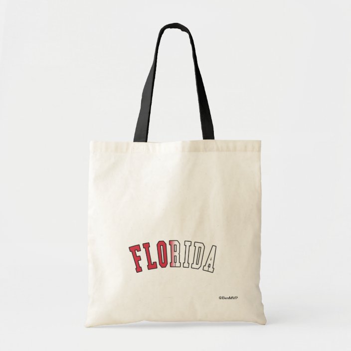 Florida in State Flag Colors Bag