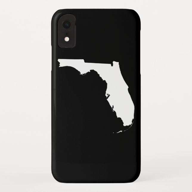 Florida in White and Black Case-Mate iPhone Case (Back)