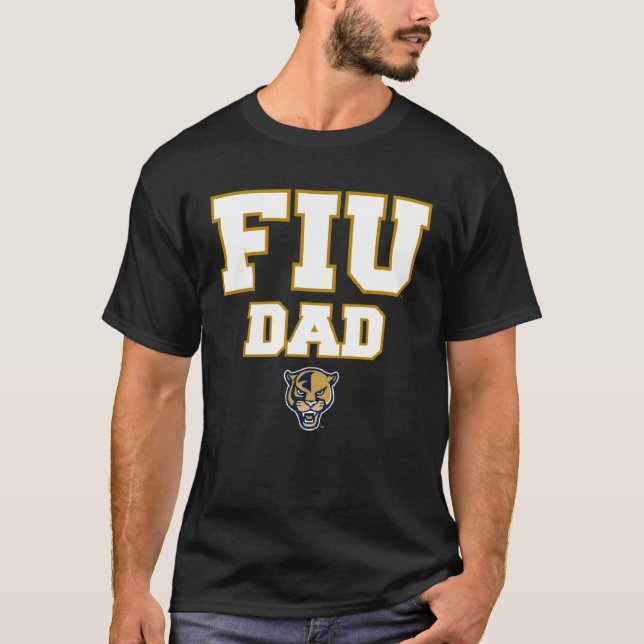 Florida International FIU Panthers Dad T-Shirt (Front)