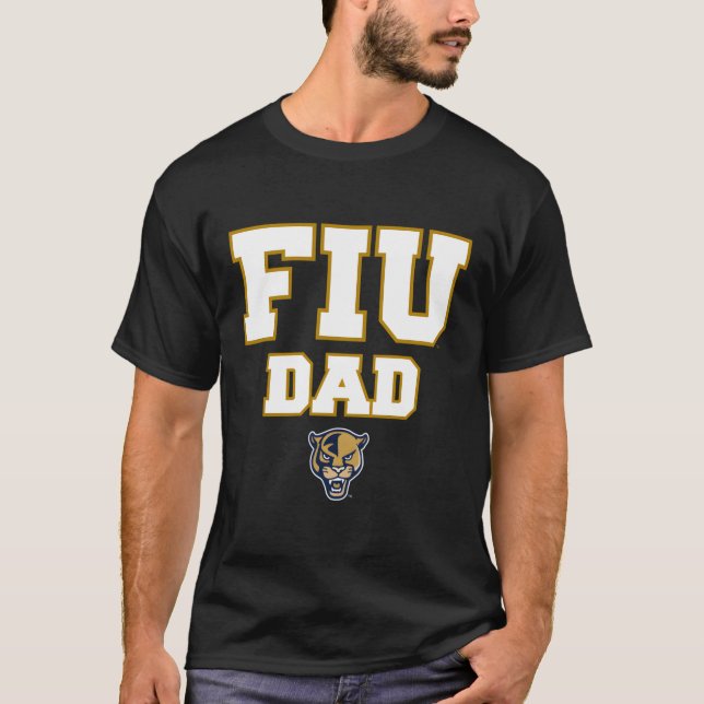 Florida International Fiu Panthers Dad T-Shirt (Front)