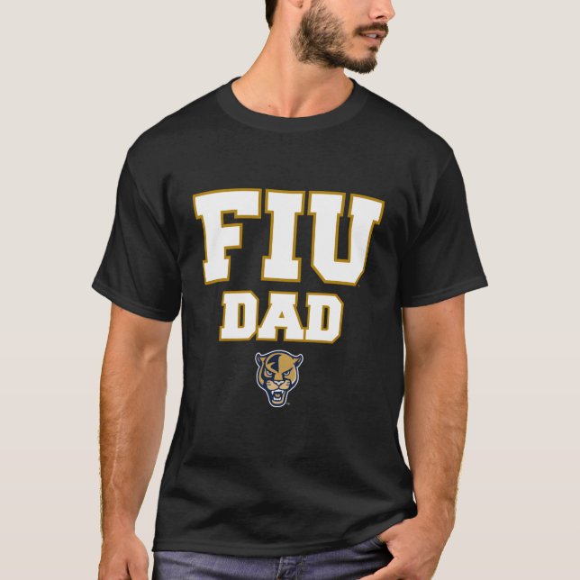 Florida International Fiu Panthers Dad T-Shirt (Front)