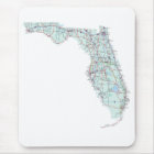 Florida Interstate Map Mousepad