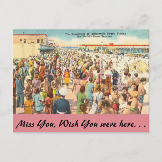 Florida, Jacksonville, Beach Amusements Postcard