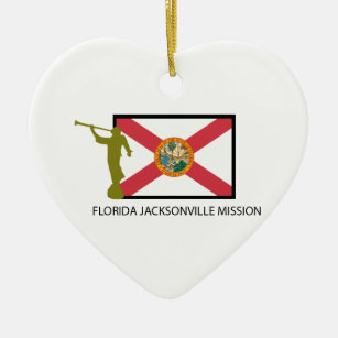 FLORIDA JACKSONVILLE MISSION LDS CTR CERAMIC ORNAMENT