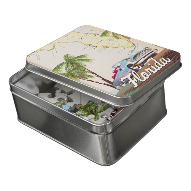 Florida Jigsaw Puzzle (Lid Open)