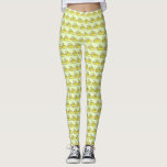 Florida Key Lime Pie Slice Slices Dessert Foodie Leggings<br><div class="desc">Leggings feature an original marker illustration of a delicious slice of bright green Florida key lime pie topped with a dollop of whipped cream. Great for your favorite foodie!</div>