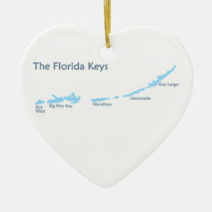 Florida Keys. Ceramic Ornament