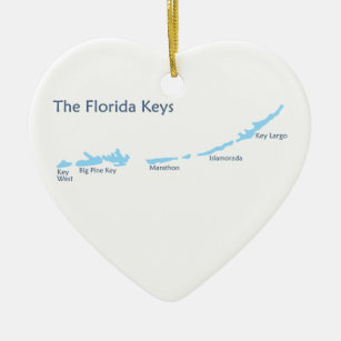 Florida Keys. Ceramic Ornament