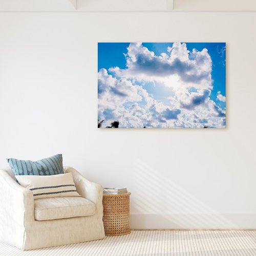 Florida Keys Cloud Sky Canvas Print