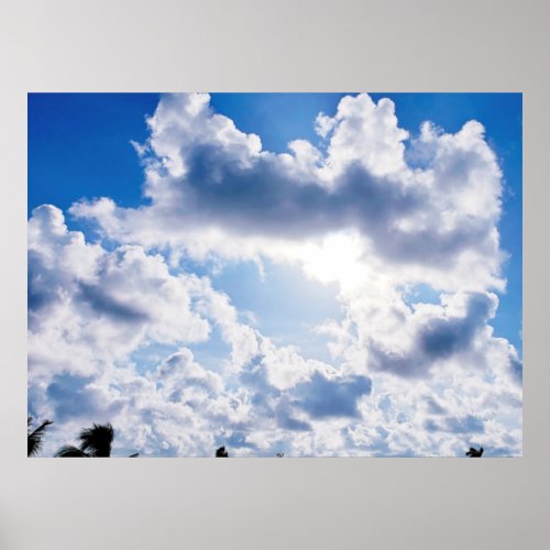 Florida Keys Cloud Sky Poster