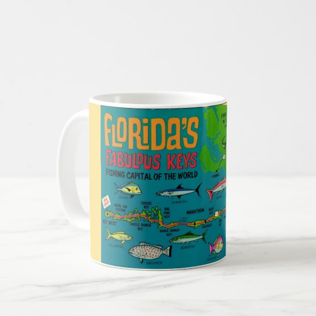 Florida Keys Fishing Mug (Front Left)