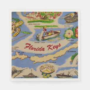 Florida Keys Fun Paper Napkins