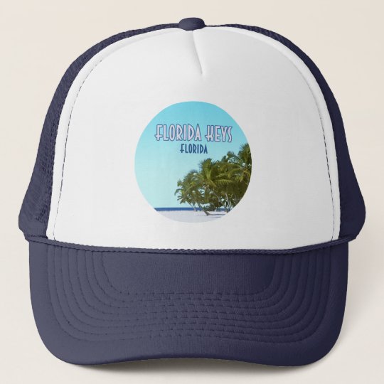 Florida Keys Key West Beach Florida Trucker Hat | Zazzle.com