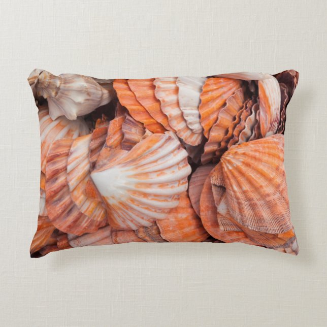 Florida Keys, Key West, seashells Decorative Pillow (Front)
