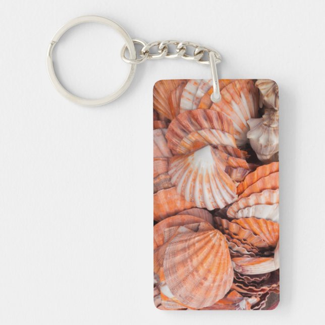 Florida Keys, Key West, seashells Keychain (Front)