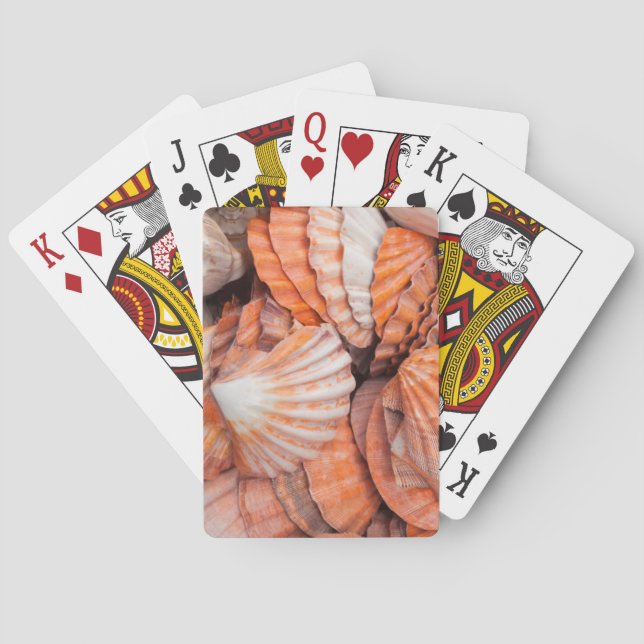Florida Keys, Key West, seashells Poker Cards (Back)