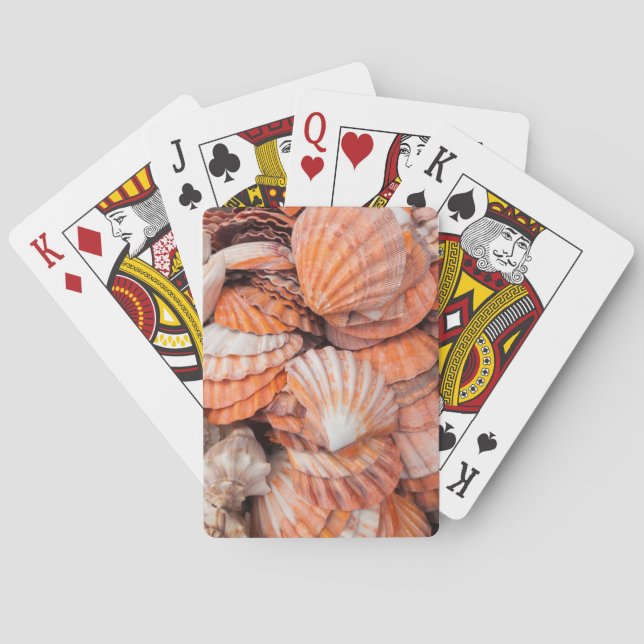 Florida Keys, Key West, seashells Poker Cards (Back)