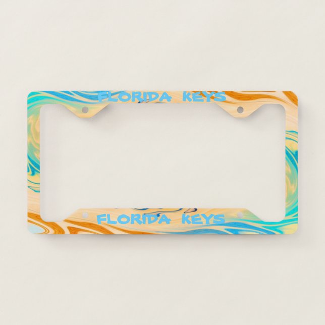 Florida Keys License Plate Frame (Front)
