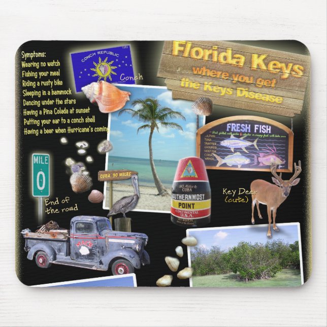 Florida Keys Mouse Pad (Front)