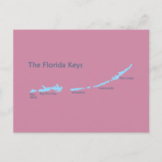 Florida Keys. Postcard