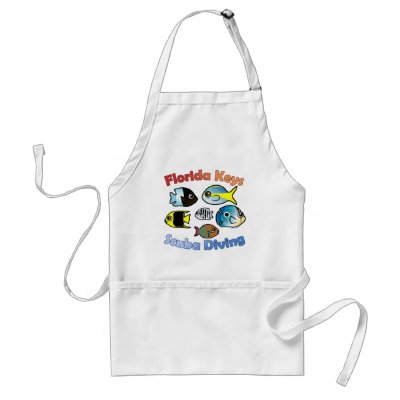 Florida Keys Scuba Diving Adult Apron
