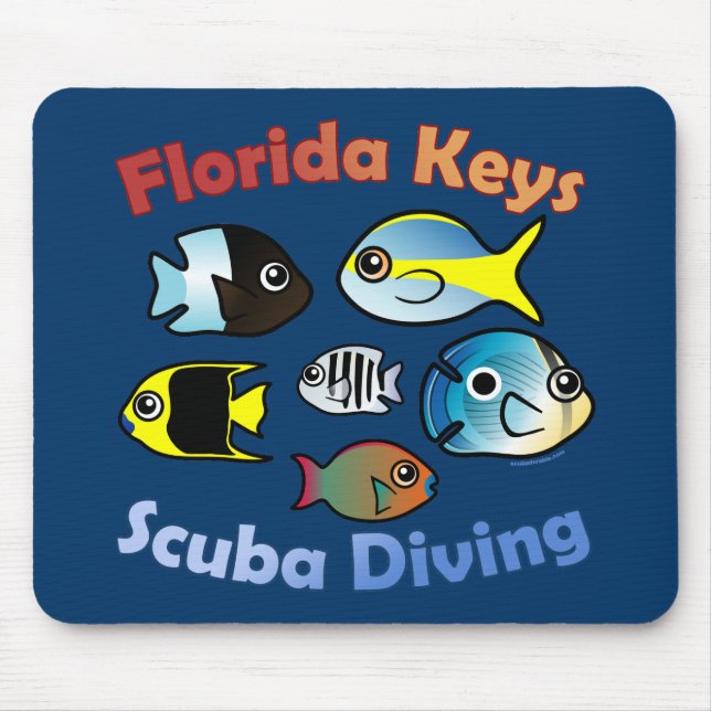 Florida Keys Scuba Diving Mouse Pad (Front)