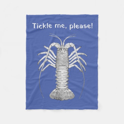 Florida Keys Spiny Lobster Tickle Me Please Fleece Blanket