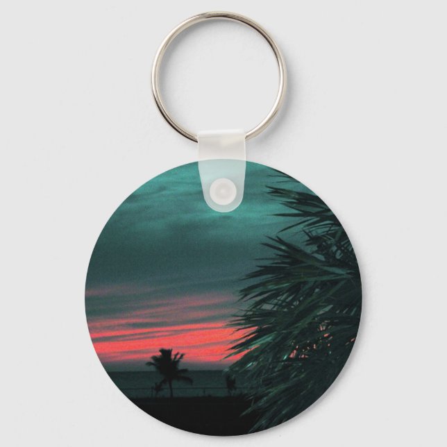 Florida Keys Sunset Keychain (Front)