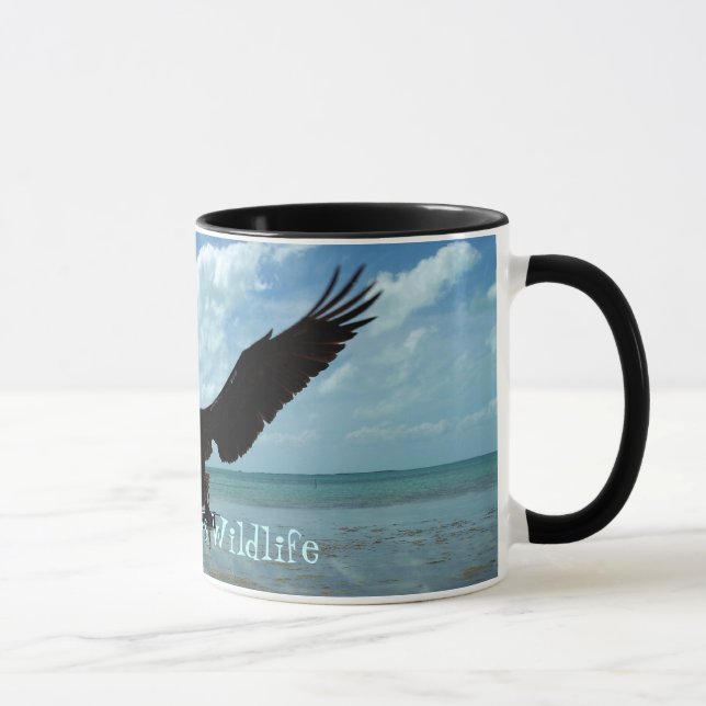 Florida Keys Wildlife Pelican Bird Coffee Mug Art (Right)