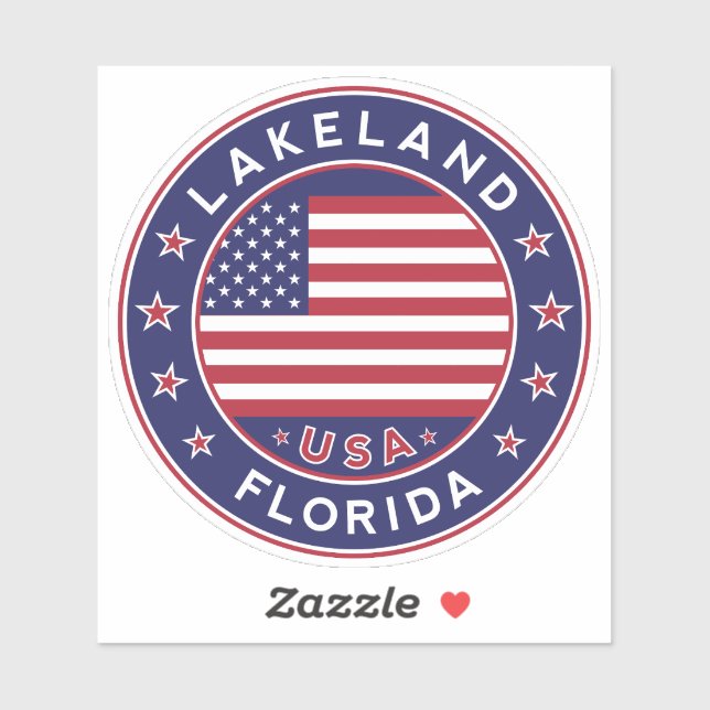 Florida, Lakeland Sticker (Sheet)
