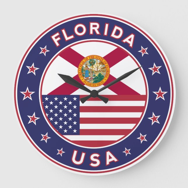 Florida Large Clock (Front)