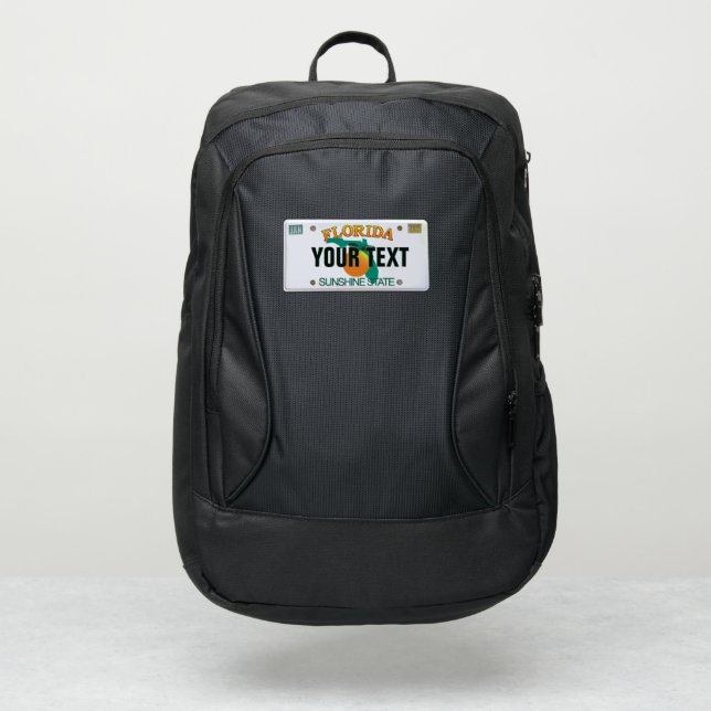 Florida License Plate (customizable) Port Authority® Backpack (Front)