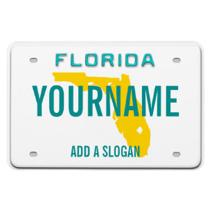 Florida License Plate (personalized) Magnet