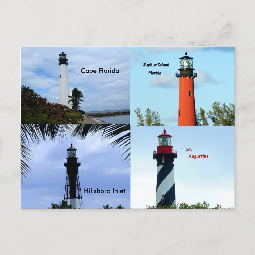 Florida Lighthouses Postcard | Zazzle