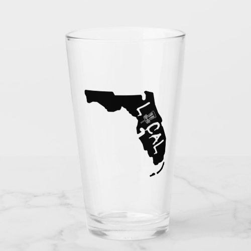 Florida Local Disc Golf Pint Glass
