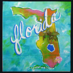 Florida Logo Cloth Napkin<br><div class="desc">Created from my Original art</div>