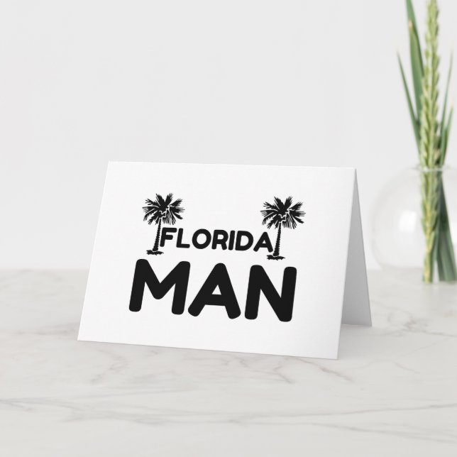 FLORIDA MAN HOLIDAY CARD (Front)