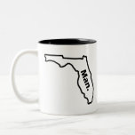 Florida Man Two-Tone Coffee Mug<br><div class="desc">Have some merch commemorating the mysterious and legendary Florida Man!</div>