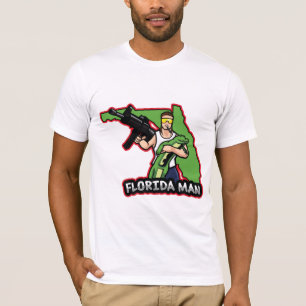 Florida Man with Gator T-Shirt